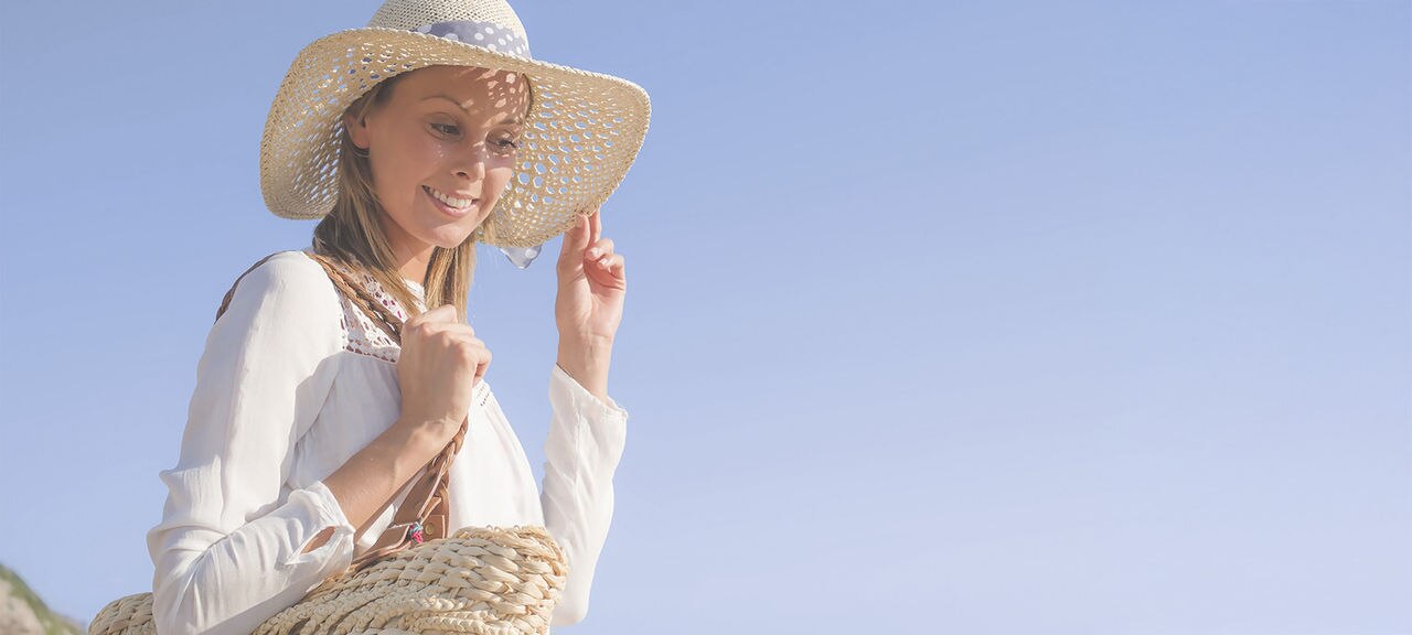 Woman smiling